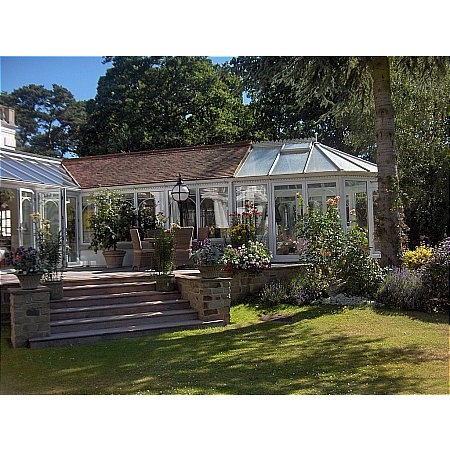 93 - Pitched Roof Conservatory With Visi Doors